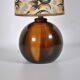 Lampe boule bois 1960