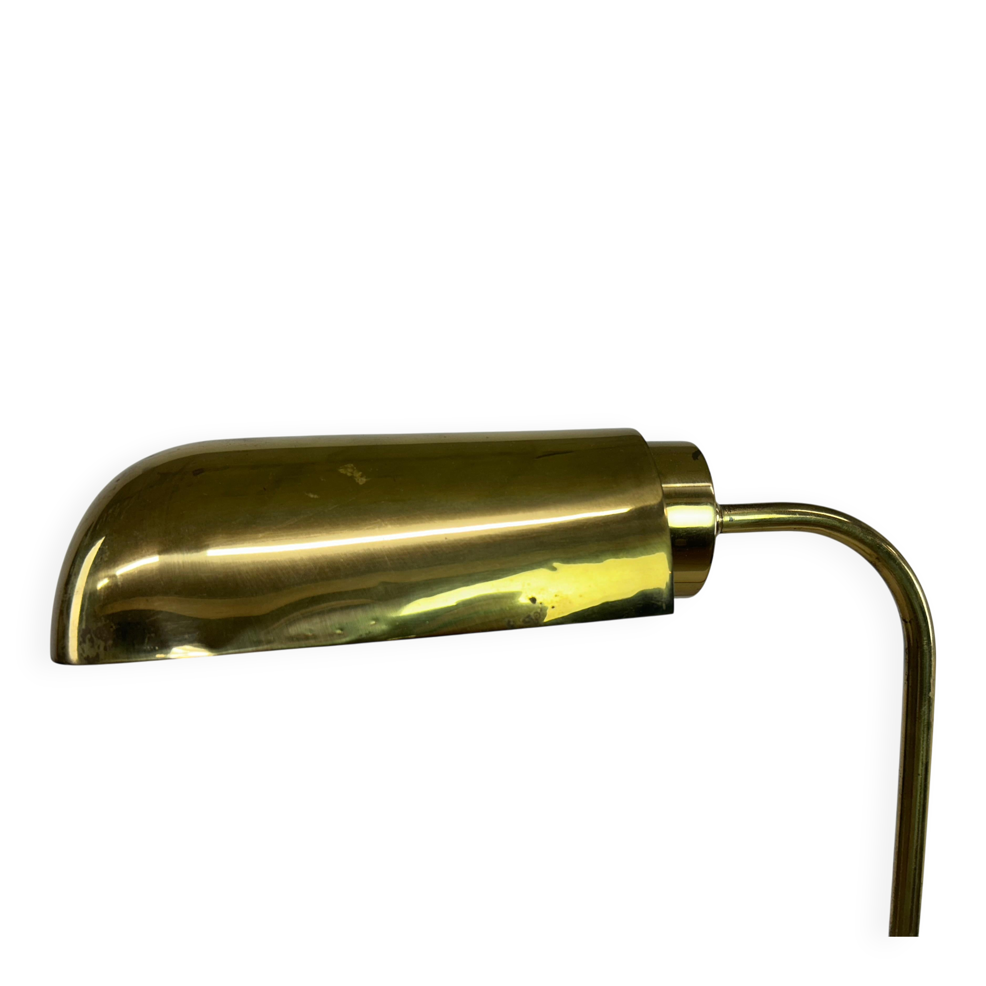 Mid-century brass floor lamp