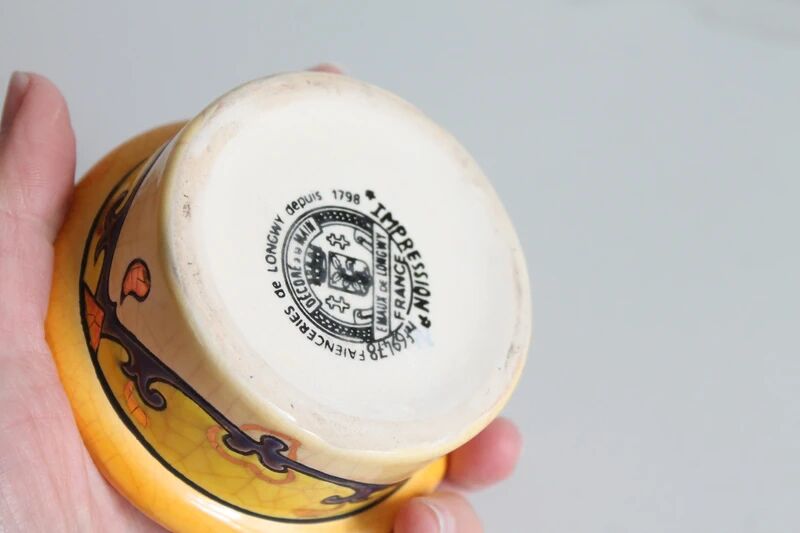 Emaux de Longwy, Rare ceramic, 4779