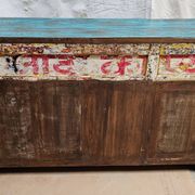 Old merchant's counter in Burmese teak.