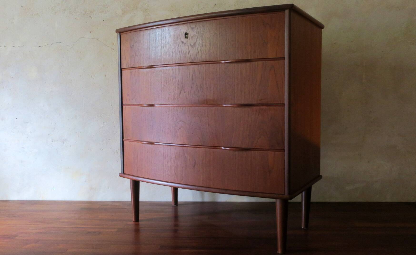 Danish teak chest of drawers signed by Holger Georg Jensen, 1960s