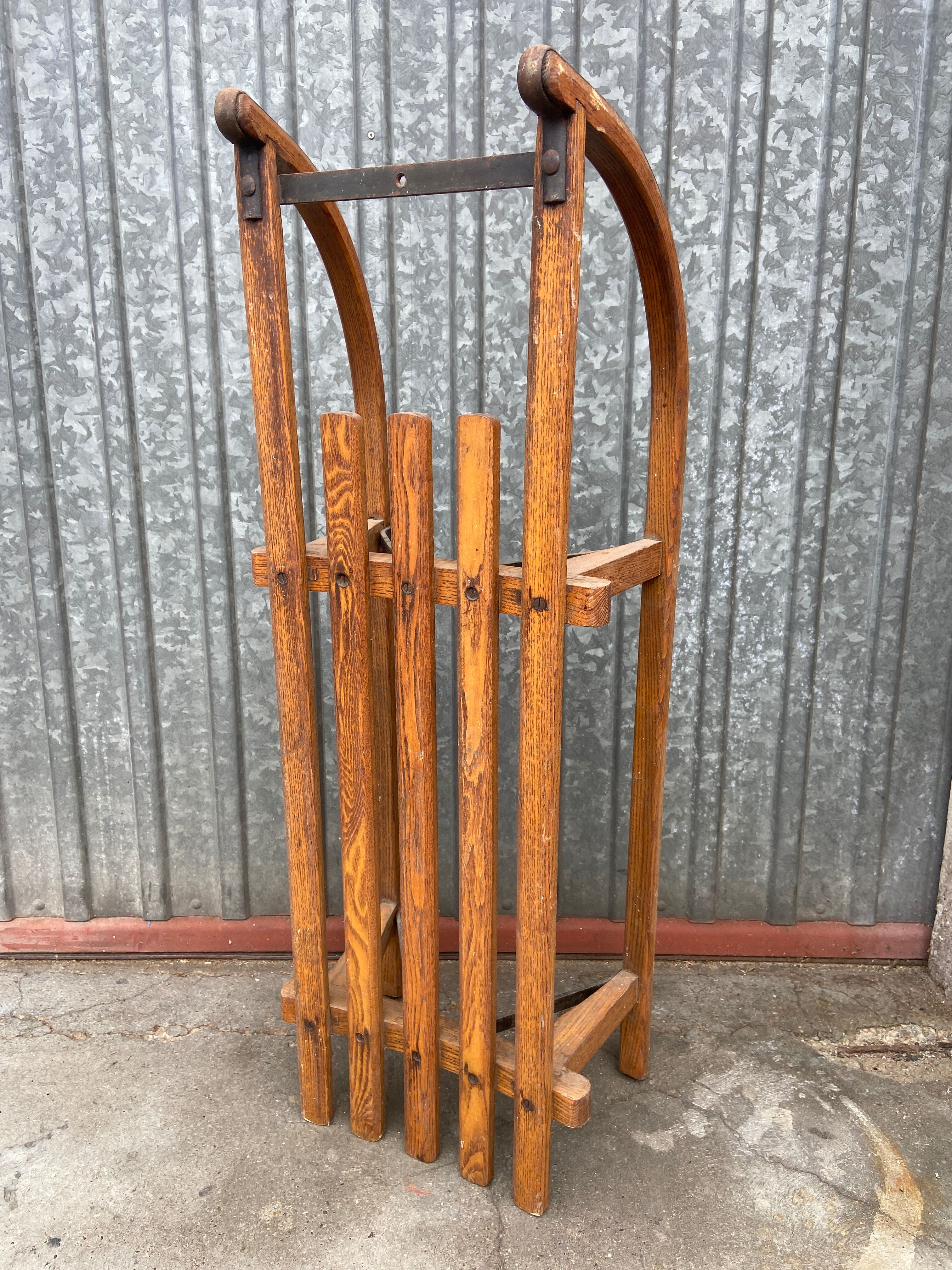 sledding Great old sleigh alsace Christmas decoration