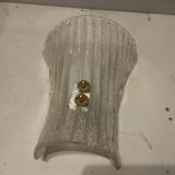 italian murano glass sconces, set of 2