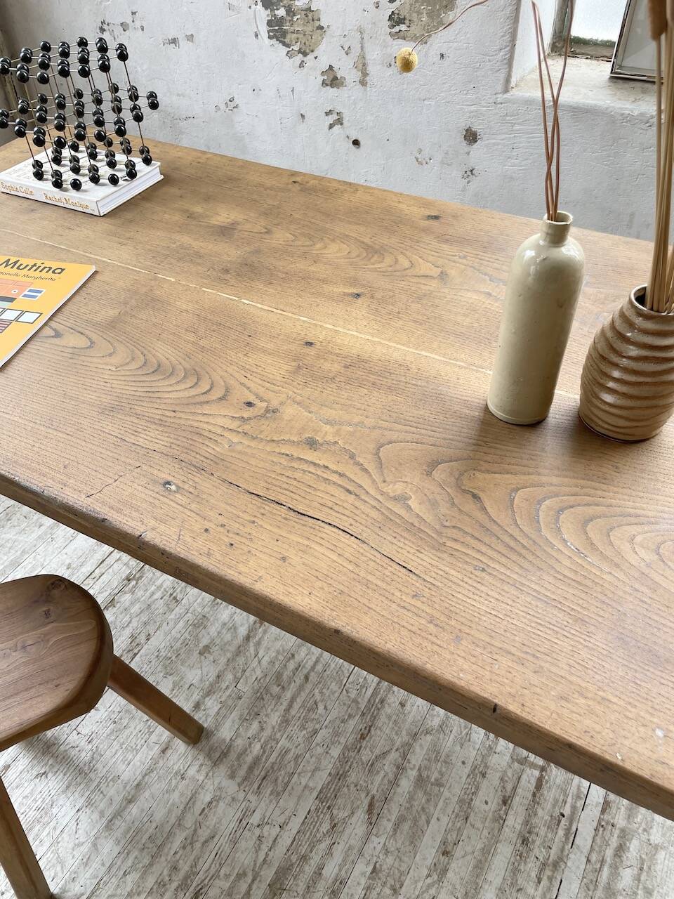 Oak farm table 2m