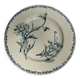 Iron earth dessert plate Marguerite model, KetG Luneville