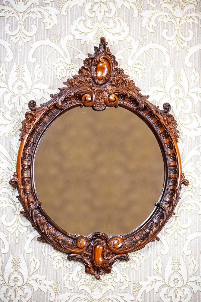 Rococo Revival Style Mirror, 1950s