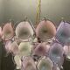Lustre italien multicolore Murano