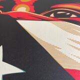 Shepard fairey (obey), american range, signed and dated offset lithograph