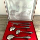 Set of 5 stainless steel serving utensils Amefa vintage