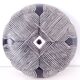 Traditional African tribal shield Bamiliké, wooden, wall décor