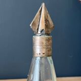 Glass and silver-plated liqueur service