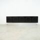 Buffet brutaliste noir par Musterring