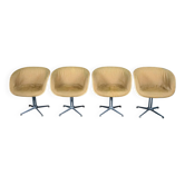 Set of 4 La Fonda club chairs by Charles Eames for Herman Miller. USA 1960s