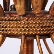 Gilt ‘Sheaf of Wheat’ Table Light, Florentine Table Lamp by Hans Kögl, 1960s