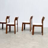 1970's sculptural Italian dining chairs