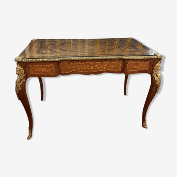 Bureau Louis XV marqueté