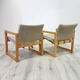 Ensemble de 2 fauteuils safari « Diana » par Karin Mobring pour Ikéa Suède années 1970