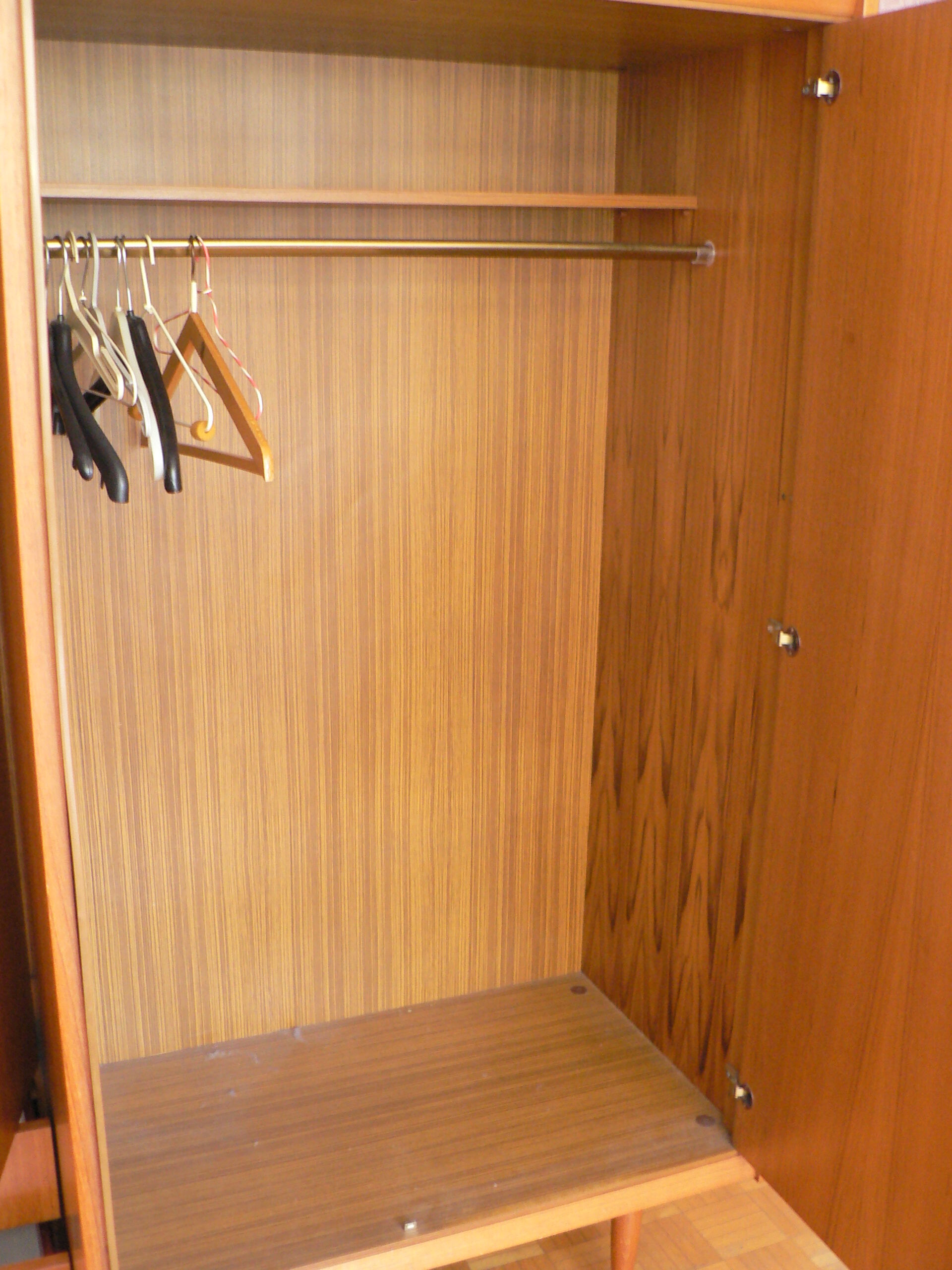 Vintage teak wardrobe