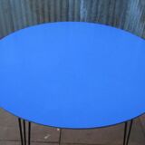 Table round blue imexcotra formica 1950