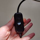 Large vintage glass mosaic egg lamp