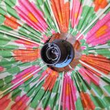 Suspension "kitch" in floral fabric