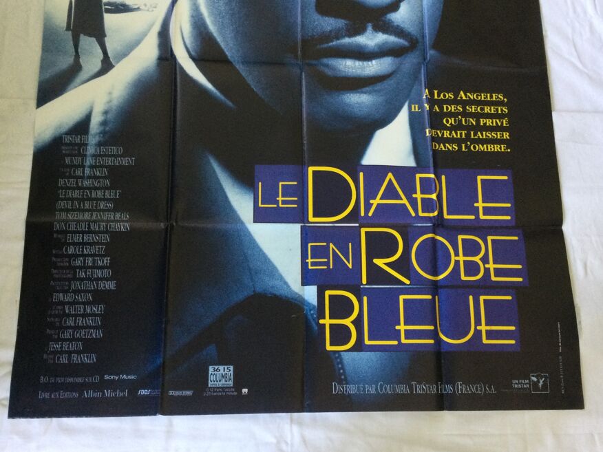 Affiche du film " Le diable en robe bleue " | Selency