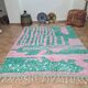 Handmade wool Berber rug 250 X 150 CM