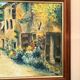 Expressionist Oil Painting Table Village Flowers Southern Camp Pro
