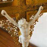 Crucifix under globe