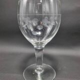 Set of 9 stemmed glasses