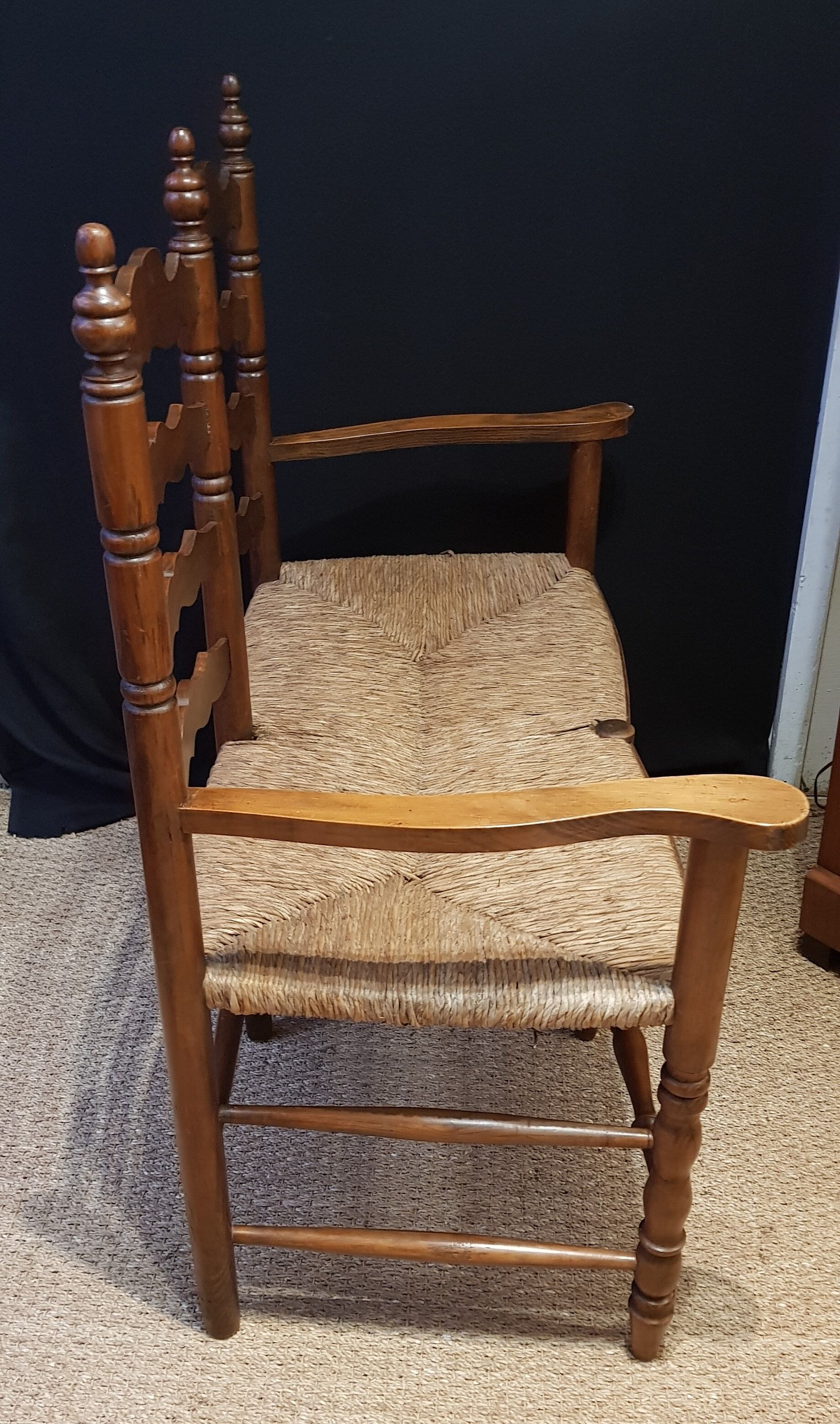 Banc paillé provencale