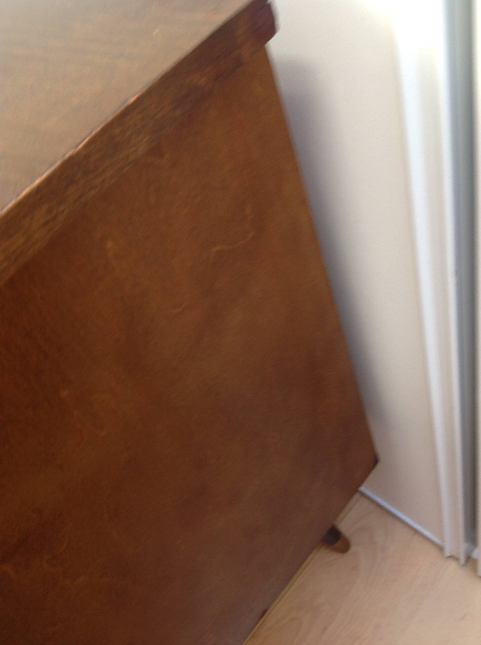 Pair of bedside tables with compass feet / vintage 50s-60s