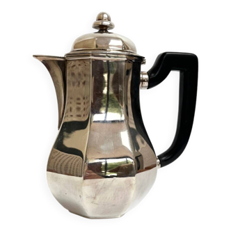 Ercuis silver-plated metal teapot – France, 1960s