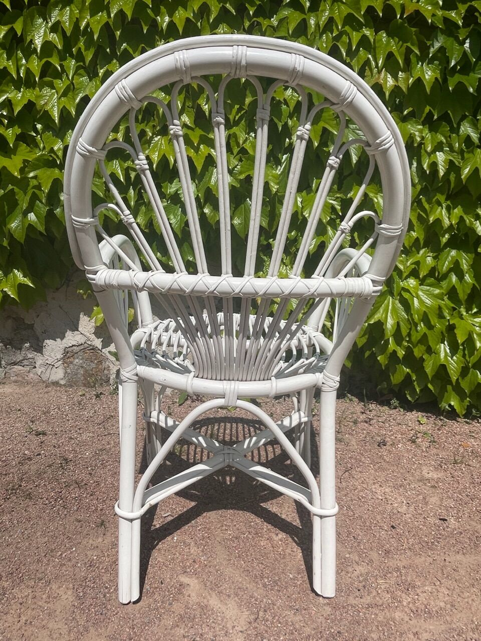 Pair of rattan armchairs from the 70s Swedish