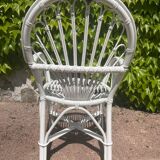Paire de fauteuil en rotin des années 70 suédois