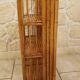 Vintage rattan folding shelf/bookcase