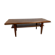 Vintage Scandinavian teak coffee table with double top, 60s