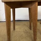Série de 5 tabourets d'atelier en bois vintage