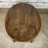 Ancienne table de ferme ovale