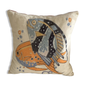 coussin en tapisserie