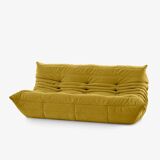 Togo Alcantara Curry Sofa Michel Ducaroy for Ligne Roset