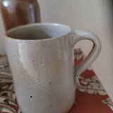 Two marsh stoneware cups