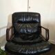 Kiruna executive chair by Luigi Vaghi (1975) – Black leather and tec