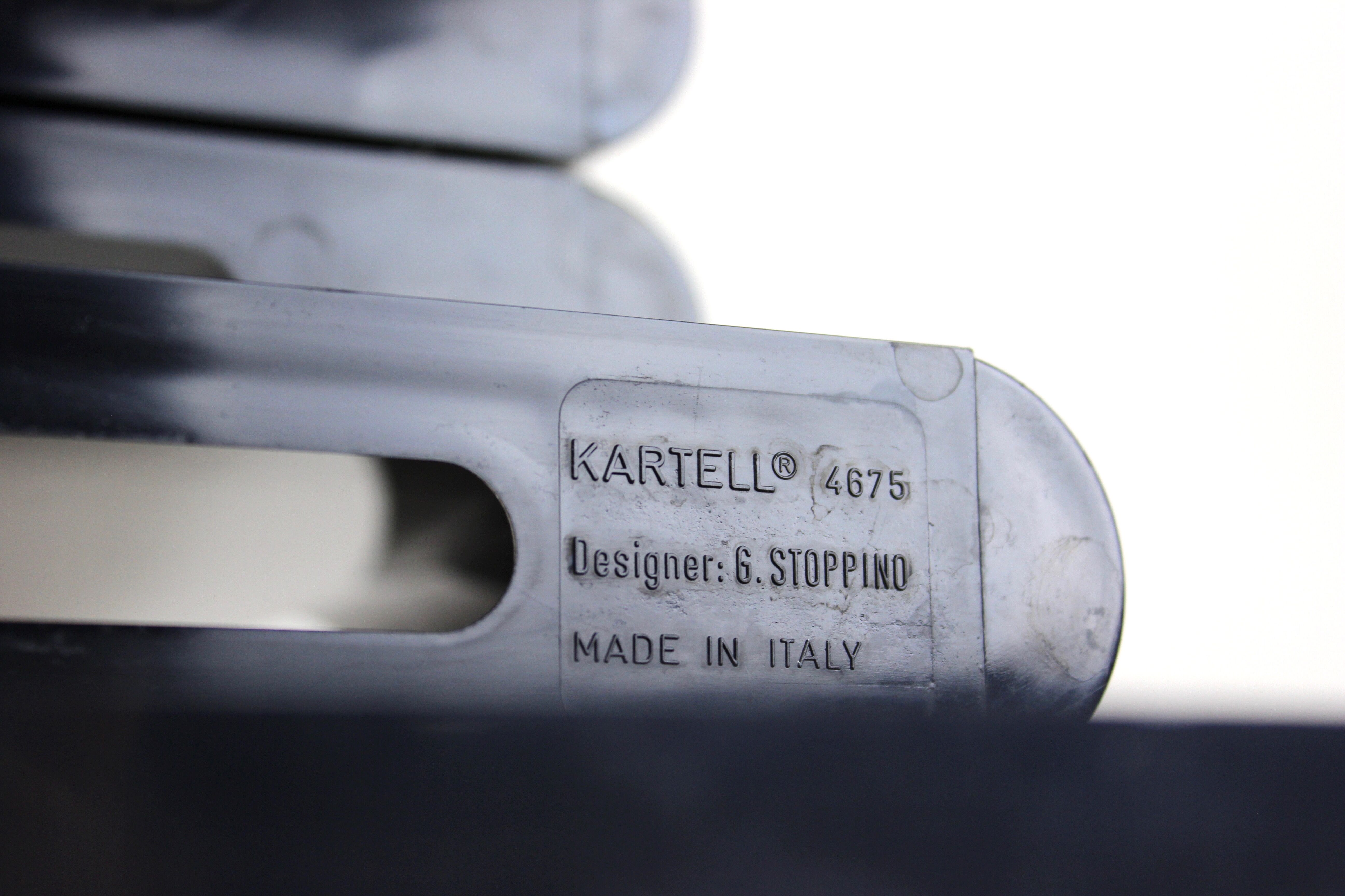 Kartell Magazine Rack by Giotto Stoppino