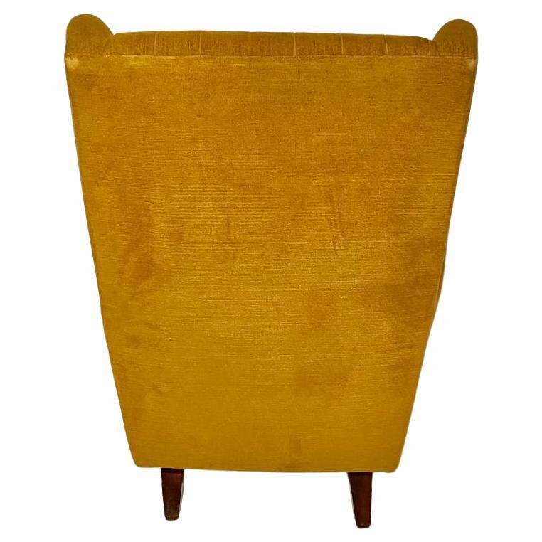 Midcentury Modern Living Room set in Velvet, Italy 1950
