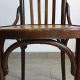 Pair of bistro chairs pattern flowers