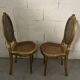 Paire de chaises Louis XVI bois doré Maison Gouffé