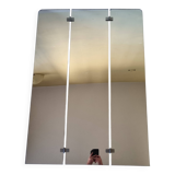 Folding triptych wall mirror, 1960s, 120 x 85 cm