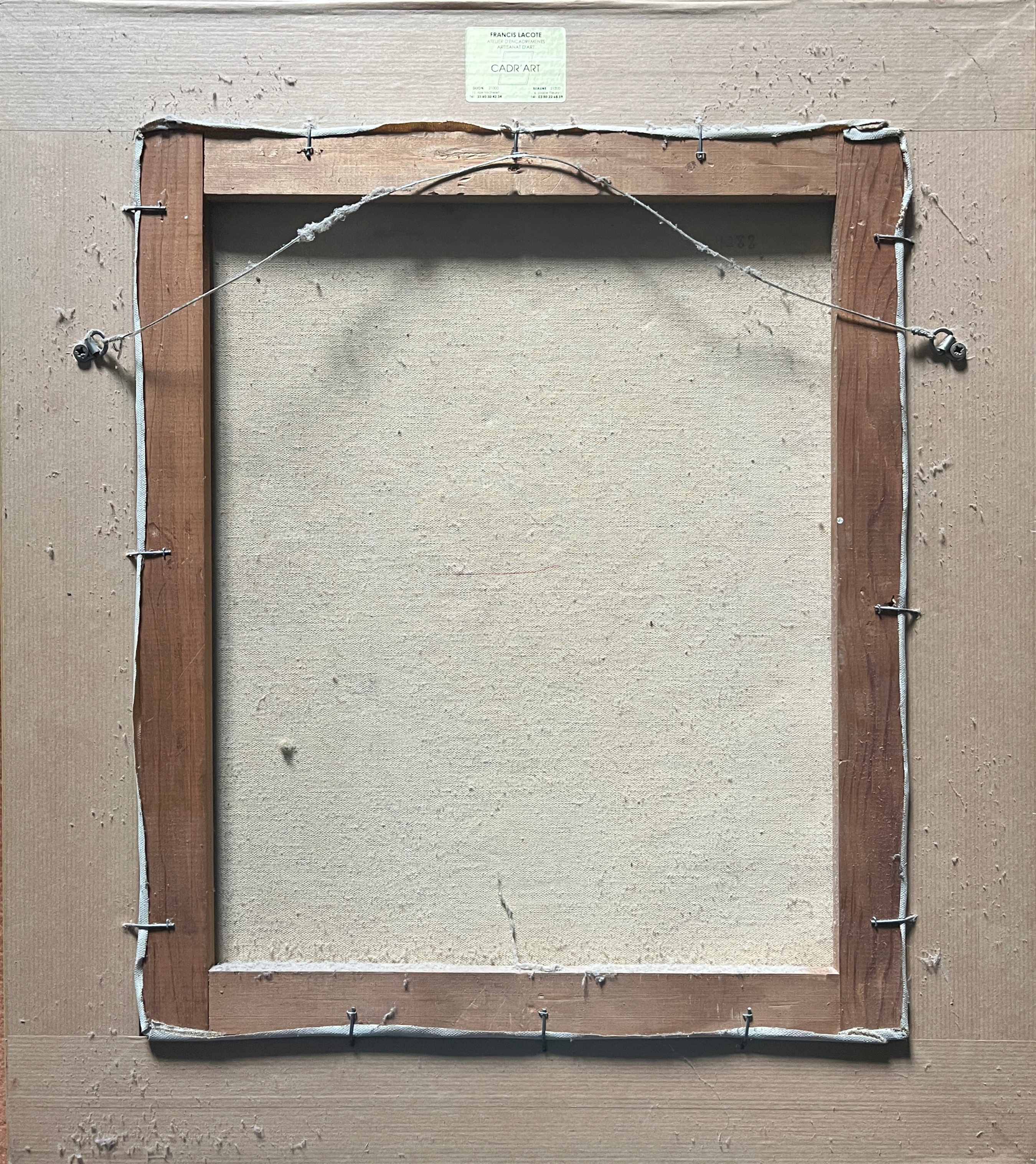 HST painting "Bouquet of wild flowers" E. Guyot (19th-20th century)