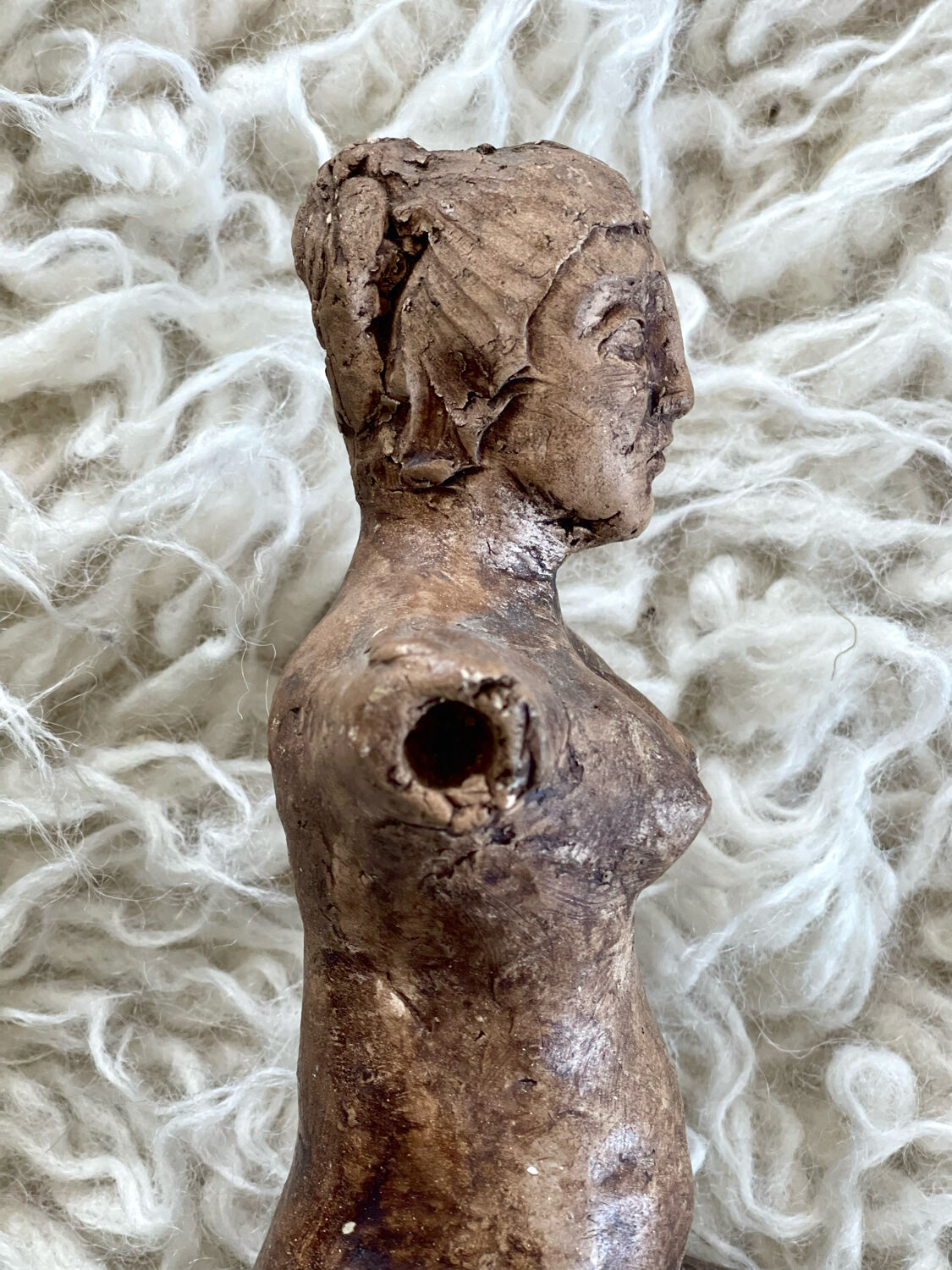 Stone statuette